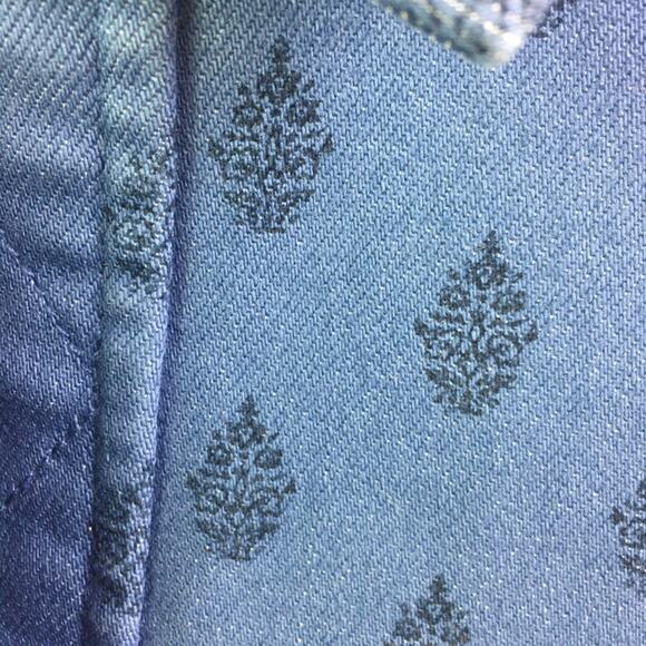 Isaac Mizrahi Live True Denim Fringe Jacket Small - Picture 3 of 16